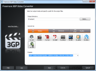 Freemore 3GP Video Converter screenshot